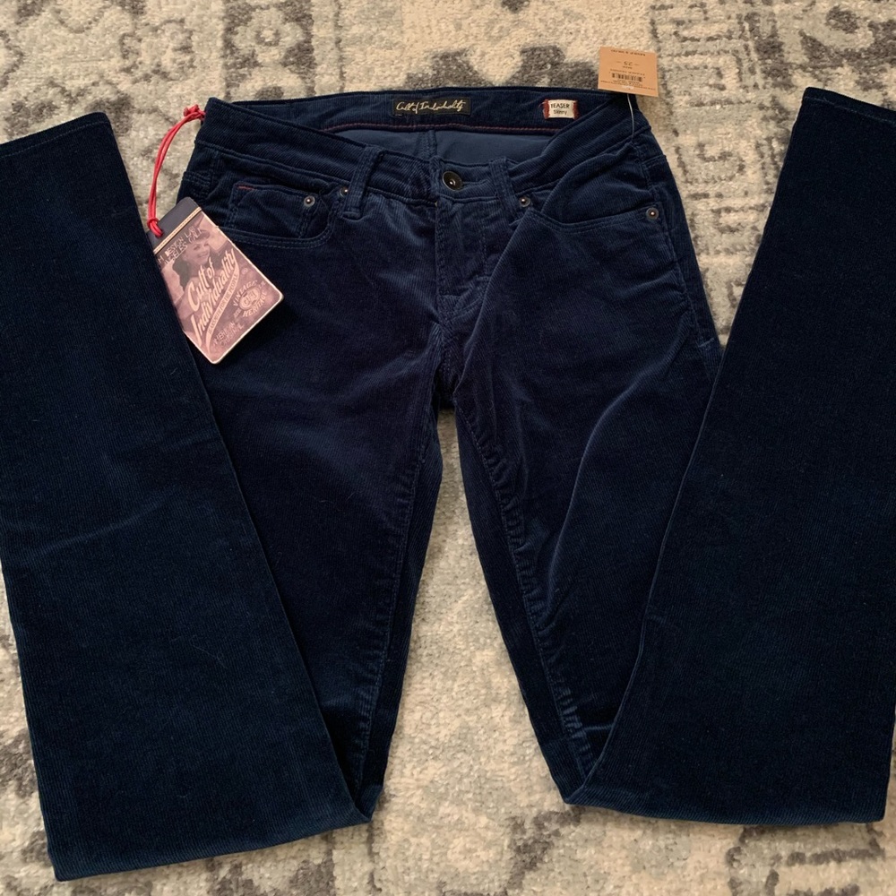 CULT dark teal corduroy jeans